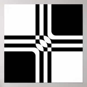 Schwarzweißfantasie Poster