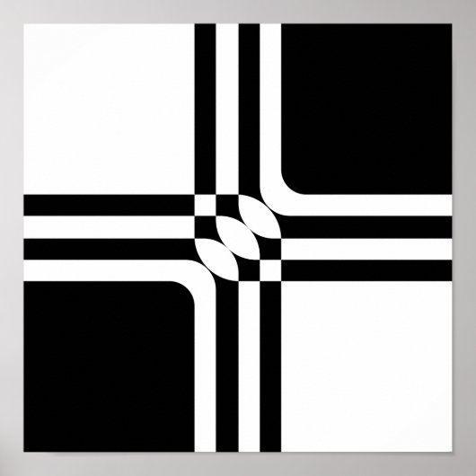 Schwarzweißfantasie Poster (Vorne)