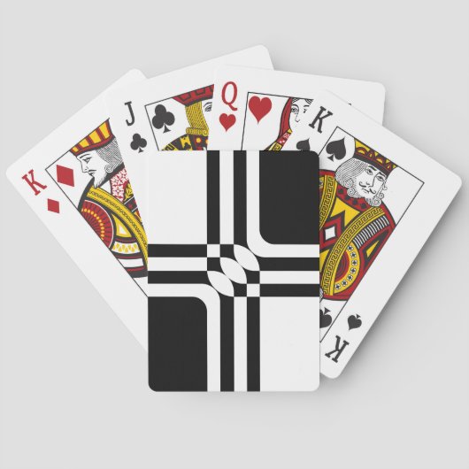 Schwarzweißfantasie Spielkarten (Rückseite)