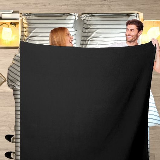 Schwarzweißfarbe, solide Farbe Fleecedecke