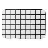 Schwarzweißfenster Badematte (Vorderseite)