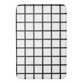 Schwarzweißfenster Badematte (Vorderseite Vertikal)