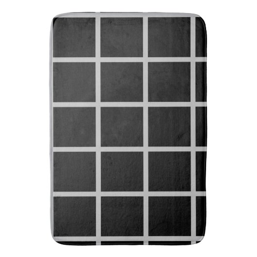 Schwarzweißfenster Badematte (Vorderseite Vertikal)
