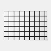 Schwarzweißfenster Fußmatte (Vorderseite)