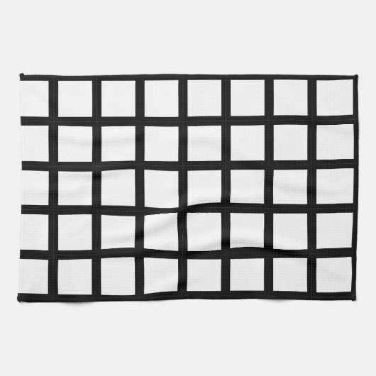 Schwarzweißfenster Geschirrtuch (Horizontal)