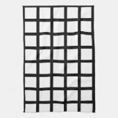 Schwarzweißfenster Geschirrtuch (Vertikal)