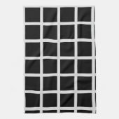 Schwarzweißfenster Geschirrtuch (Vertikal)
