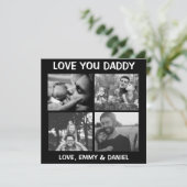 Schwarzweißfilter | Liebe You Daddy Foto (Stehend Vorderseite)