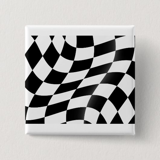 Schwarzweißflagge Button (Vorderseite)