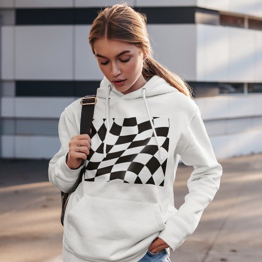 Schwarzweißflagge Hoodie