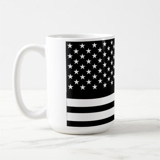 Schwarzweißflagge Kaffeetasse (Links)