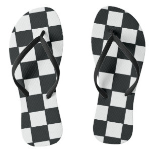 Schwarzweißflecken Badesandalen