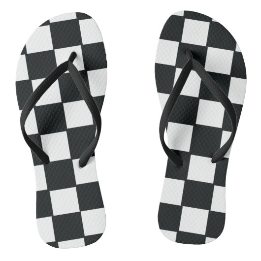 Schwarzweißflecken Badesandalen (Fußbett)