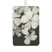 Schwarzweißfloralen Autolufterfrischer (Rückseite)