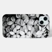 Schwarzweißfloralen Case-Mate iPhone Hülle (Rückseite (Horizontal))