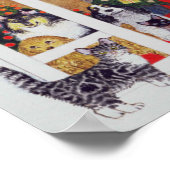 Schwarzweißflüster Poster (Ecke)