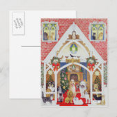 Schwarzweißflüster Postkarte (Vorne/Hinten)