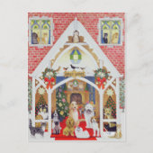 Schwarzweißflüster Postkarte (Vorderseite)