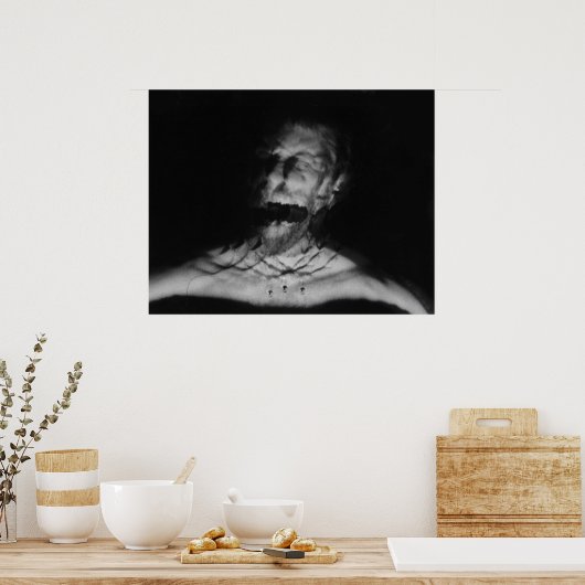 Schwarzweißfoto Poster (Küche)