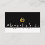 Schwarzweißfotograf Visitenkarte (Vorderseite)