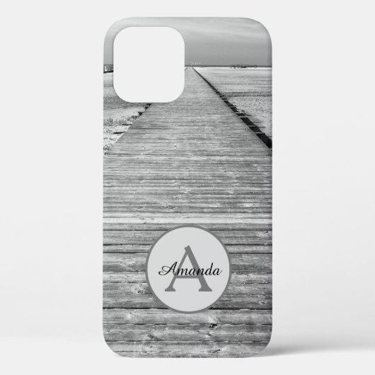 Schwarzweißfotografie personalisiert Case-Mate iPhone hülle (Rückseite)