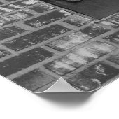 Schwarzweißfotografie Poster (Ecke)