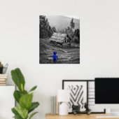 Schwarzweißfotografie Poster (Heimbüro)