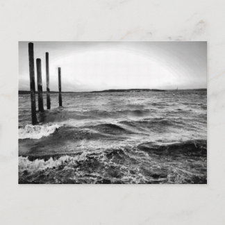 Schwarzweißfotografie Postkarte