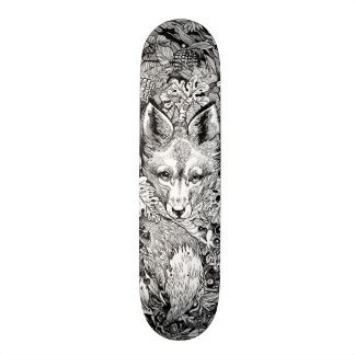 Schwarzweißfox + Skate Deck Skateboard