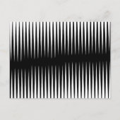 Schwarzweißfrequenz Postkarte (Vorderseite)