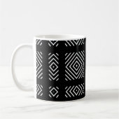 Schwarzweißgeometrie Ama Kaffeetasse (Links)