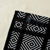 Schwarzweißgeometrie Ama Strandtuch (Beispiel)