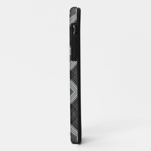 Schwarzweißgeometrie Case-Mate iPhone Hülle (Hinten/Links)