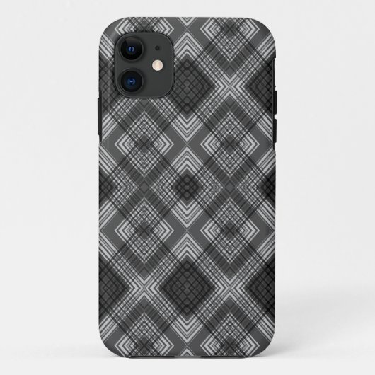 Schwarzweißgeometrie Case-Mate iPhone Hülle (Rückseite)