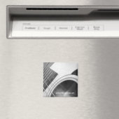 Schwarzweißgitarre Magnet (In Situ (Geschirrspüler))