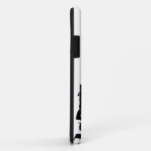 Schwarzweißgrafik Case-Mate iPhone Hülle (Hinten/Rechts)