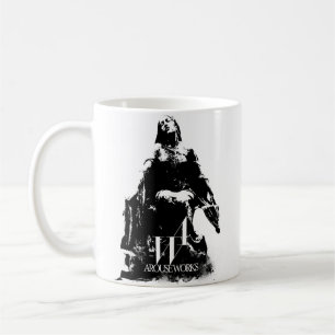 Schwarzweißgrafik Kaffeetasse