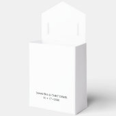 Schwarzweißhandschrift Geschenkschachtel (Offen)