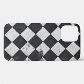 Schwarzweißharlequin-Grafik Case-Mate iPhone Hülle (Rückseite (Horizontal))