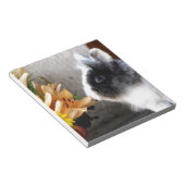 Schwarzweißhase Notizblock (angewinkelt)