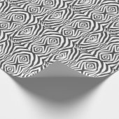 Schwarzweißiger Tiger Geschenkpapier (Ecke)