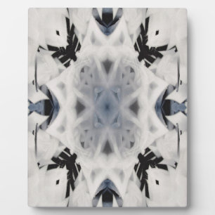 Schwarzweißkaleidoskopgraffiti Fotoplatte