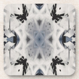 Schwarzweißkaleidoskopgraffiti Untersetzer
