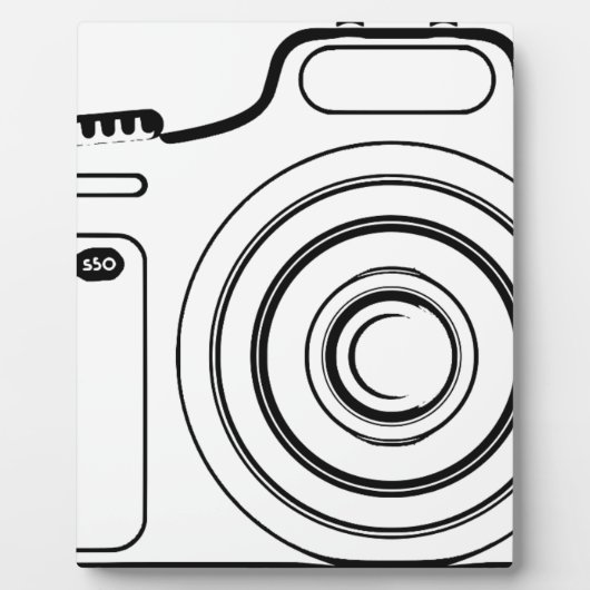 Schwarzweißkamera Fotoplatte (Vorderseite)