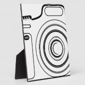 Schwarzweißkamera Fotoplatte (Seite)