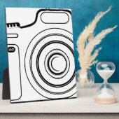 Schwarzweißkamera Fotoplatte (Seite)