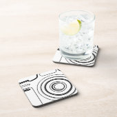 Schwarzweißkamera Getränkeuntersetzer (Rechte Seite)
