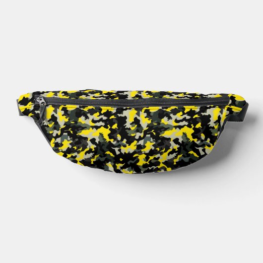 Schwarzweißkampfmuster Bauchtasche (Ablage )