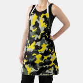 Schwarzweißkampfmuster Schürze (InSitu)