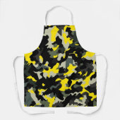 Schwarzweißkampfmuster Schürze (Vorderseite)